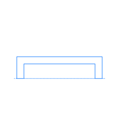 Furniture Benches Vignelli Bench Sticker Svg Vector, Free Vectors File